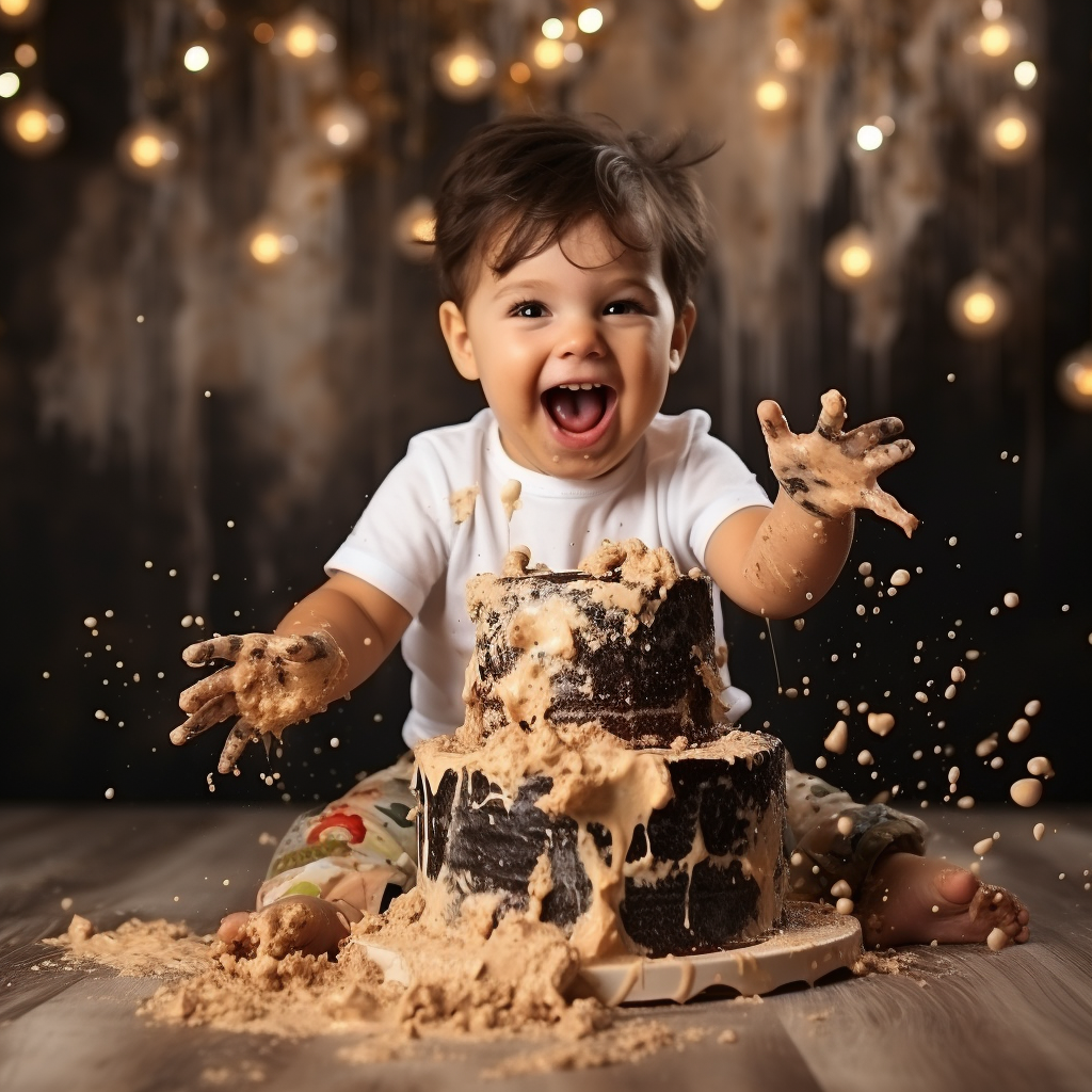 Cake Smash Photography - Beige Blog